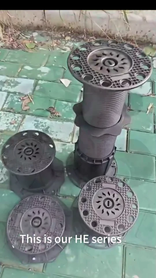 Homedin Best Quality Roof Support Tile Plastic Higher Adjustable Paver Pedestal Pvc Floor Pedestal