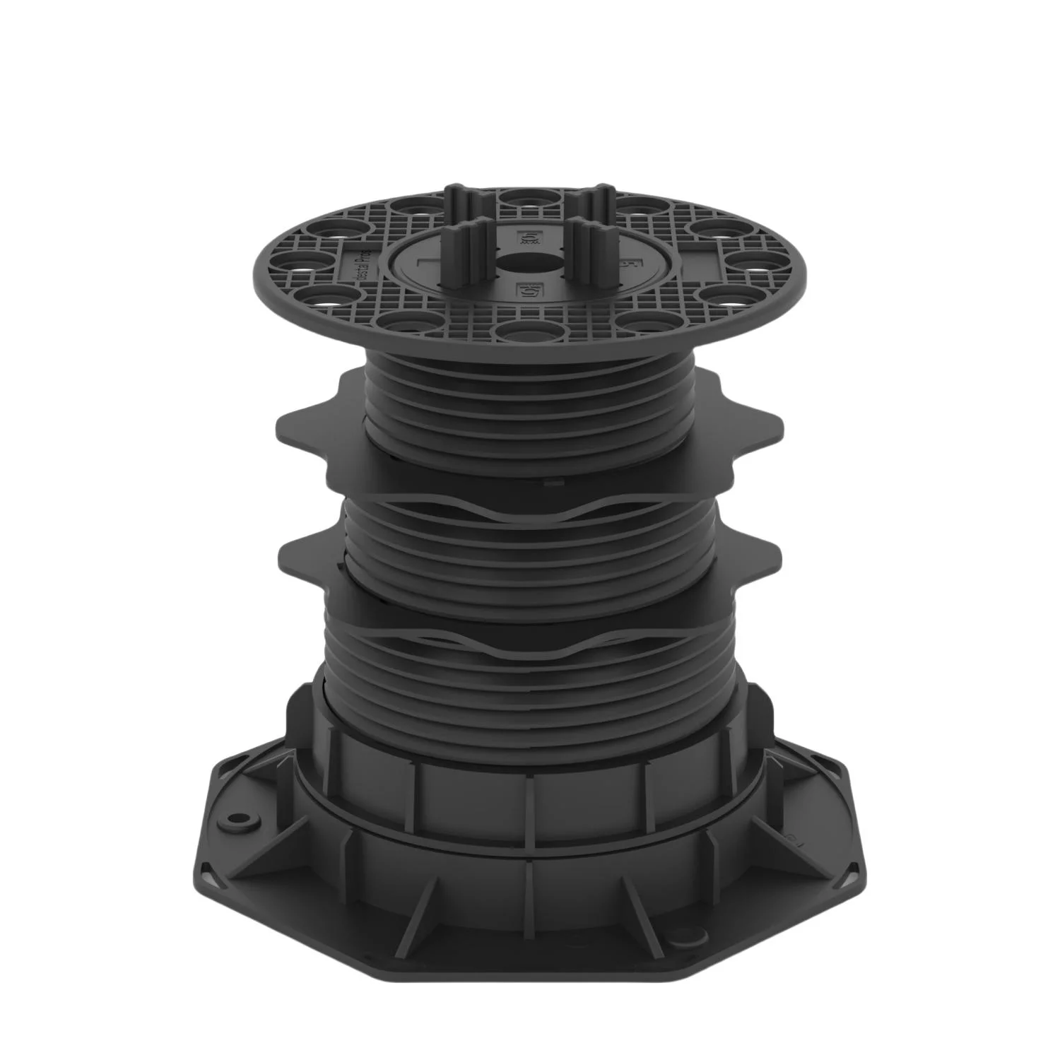 Homedin Best Quality Roof Support Tile Plastic Higher Adjustable Paver Pedestal Pvc Floor Pedestal