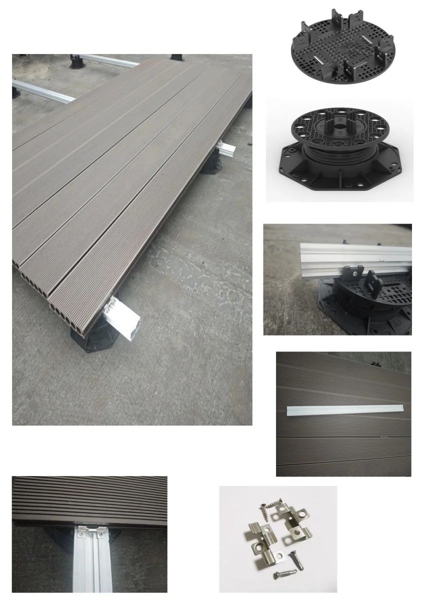 Homedin Best Quality Roof Support Tile Plastic Higher Adjustable Paver Pedestal Pvc Floor Pedestal